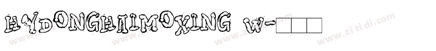 HYDongHaiMoXing W字体转换